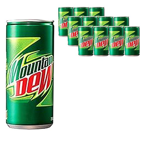 롯데칠성 마운틴듀, 250ml, 12개