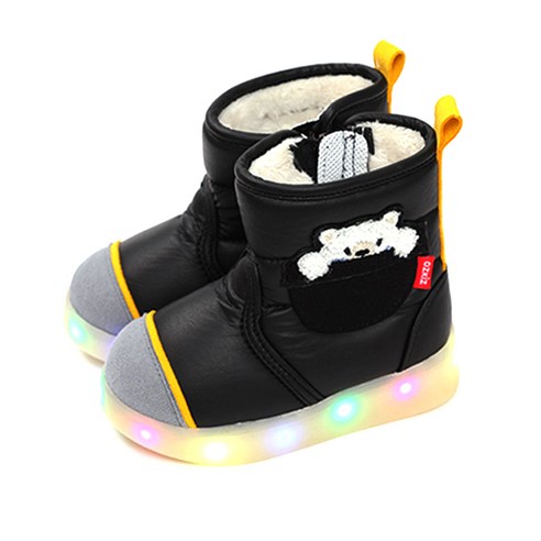 오즈키즈 아동용 베어봉봉 LED 패딩부츠 O87Z02U