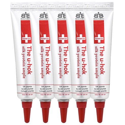 더 유혹 에스투화장품 헤어 단백질 앰플, 15ml, 5개