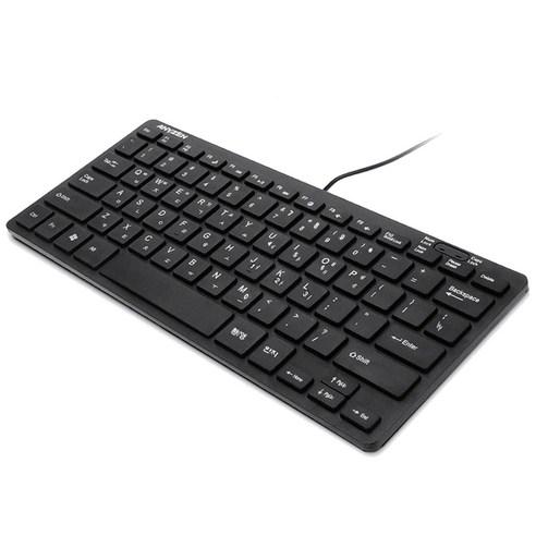애니젠 USB 미니슬림 키보드 + 키스킨