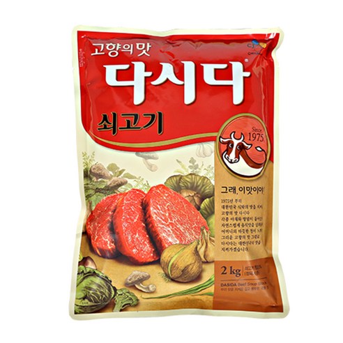 CJ제일제당 쇠고기 다시다, 2kg, 5개