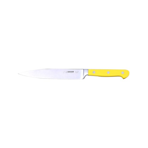 기셀 셰프나이프(좁은폭)8270-18/칼라손잡이/슬라이서, 옐로우