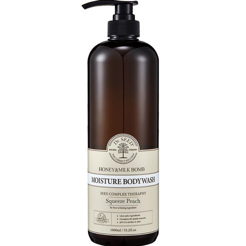 닥터시드 모이스처 바디워시 스퀴즈피치, 1000ml, 1개