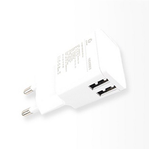 G-POWER 마이크로5핀 USB 2PORT 고속충전기 SRM05020-02, 안전하고 편리한 사용, 소형이지만 강력한 성능, 다양한 기기 호환성