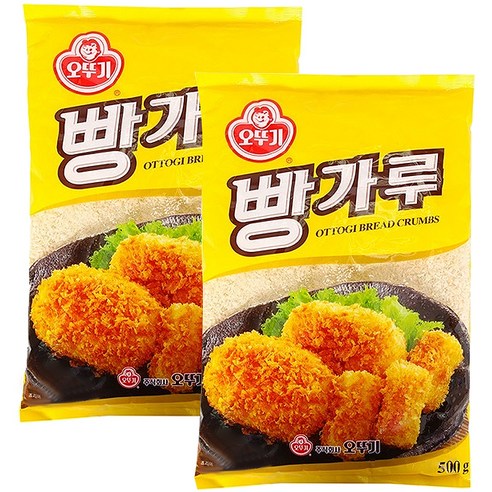 [오뚜기] 빵가루, 500g, 2개