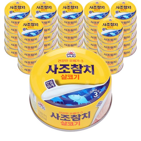 사조참치 살코기 안심따개, 100g, 36개