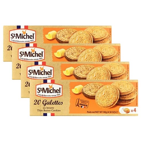 생미쉘 갈라떼 비스킷, 130g, 4개