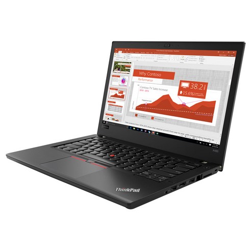 레노버 2018 ThinkPad A485 14, 블랙, 라이젠5 1세대, 256GB, 8GB, WIN10 Pro, 20MUS00700