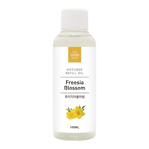 더허브샵 디퓨저 리필오일, 후리지아블라썸, 100ml, 1개
