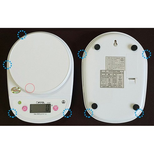 오펠 3kg 대용량 주방저울: 요리의 정확성과 편의성을 위한 필수품