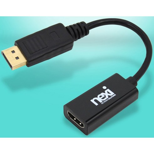 넥시 DP to HDMI 2.0 컨버터: 4K@60Hz, HDR, 플러그 앤 플레이 연결성