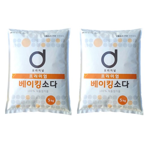 오리지널 프리미엄 베이킹소다, 5kg, 2개