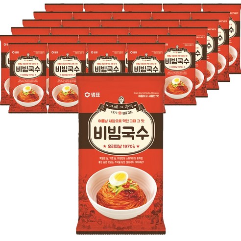 샘표 비빔국수, 135g, 30개