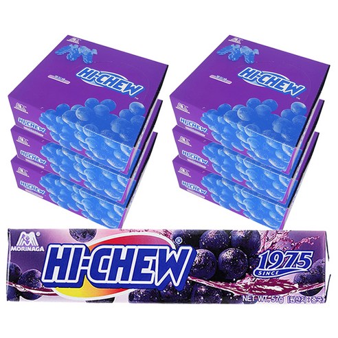 모리나가 하이츄 포도맛, 684g, 6개