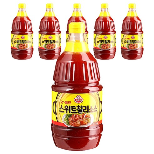 오뚜기 오쉐프 스위트 칠리소스, 2.1kg, 6개