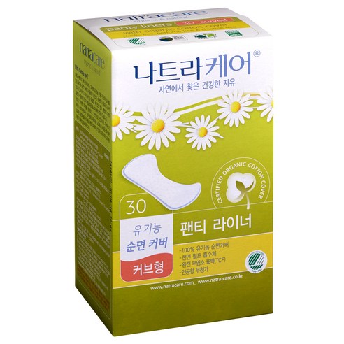 나트라케어 커브형 팬티라이너, 30개입, 1개