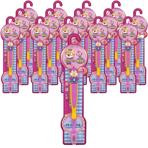 뽀로로 해리 칫솔, 혼합색상, 15개