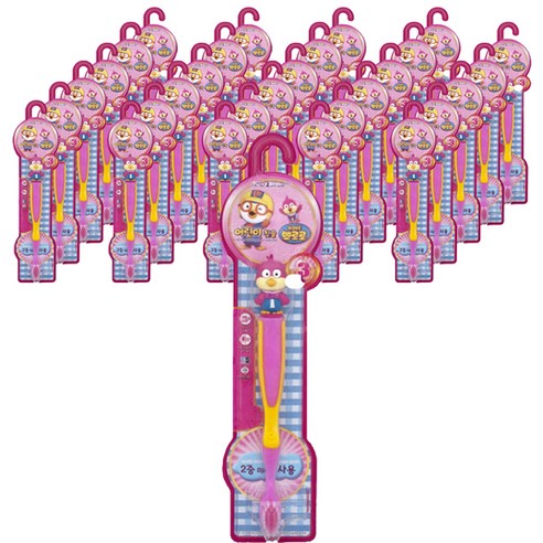 뽀로로 해리 칫솔, 혼합색상, 30개