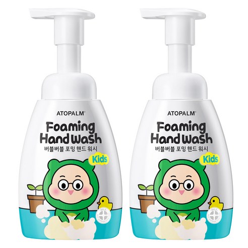 아토팜 키즈 포밍 핸드 워시, 프로기, 2개, 240ml