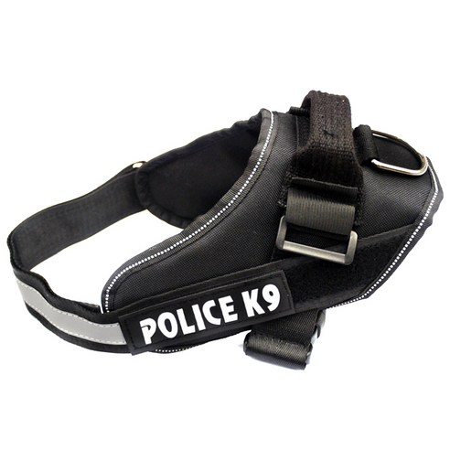 제제펫 반려견 폴리스 K9 하네스 XL, Y106PDRH006, 1세트