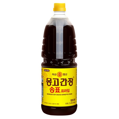몽고식품 송표 프라임 간장 1.8L, 1개