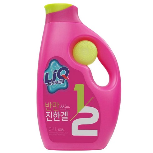 애경 액체세제 반만쓰는리큐 드럼용 2.7L(용기) 액상세제, 2.4L, 1개