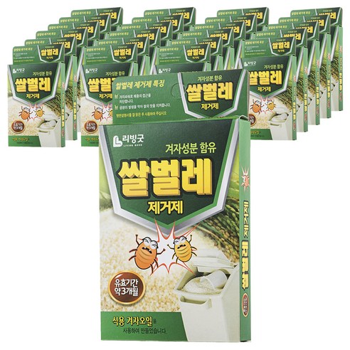 리빙굿 쌀벌레 제거제 2 g, 1개, 24개