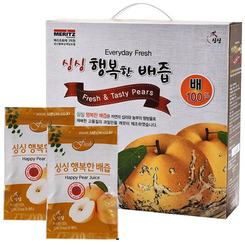 싱싱 행복한 배즙, 100ml, 50개입