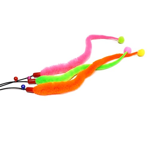 힐링타임 띵겨띵겨 스네이크 고양이 줄낚싯대 NH-008, 랜덤 발송, 2개입