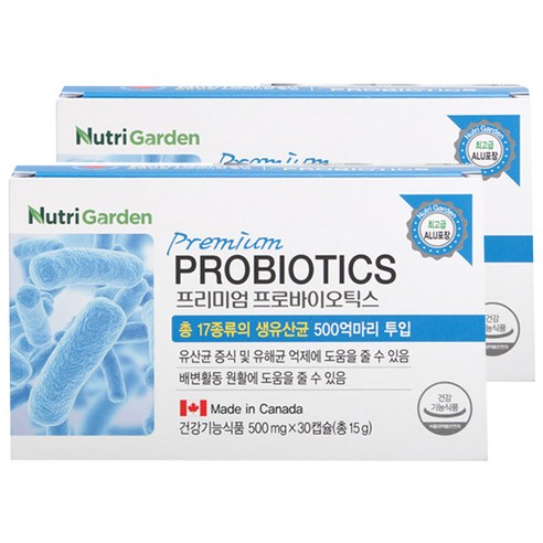 유산균 뉴트리가든 프리미엄 프로바이오틱스 30정, 2개 Best Top3