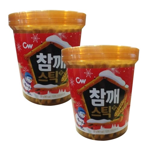 청우식품 참깨스틱 진, 220g, 2개