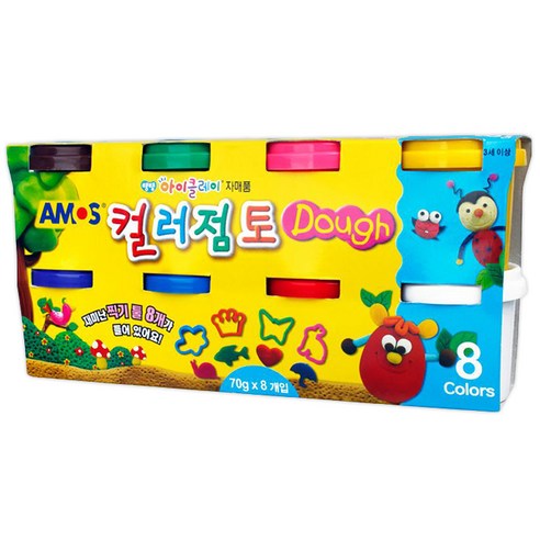 아모스 [아모스] 5000컬러점토(8색), 본상품선택, 본상품선택, 1개