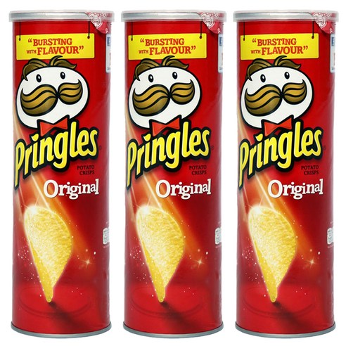프링글스 오리지날, 110g, 3개 
과자/초콜릿/시리얼