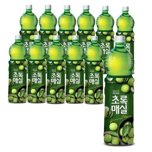 웅진 초록매실, 1.5L, 12개