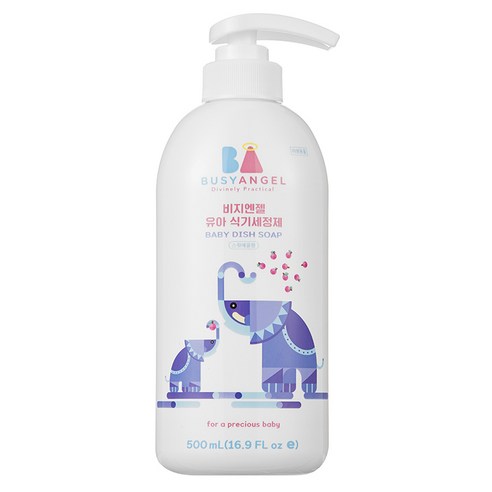 비지엔젤 고농축 아기 주방세제, 500ml, 2개