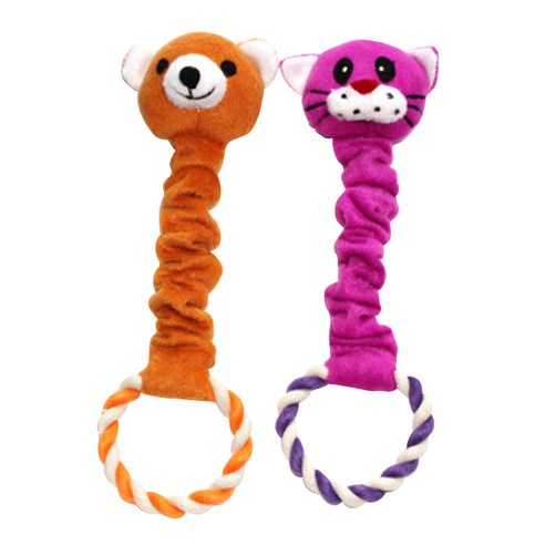 펫모닝 동물 쫄쫄이 애견장난감 바닐린향, 랜덤 발송, 2개