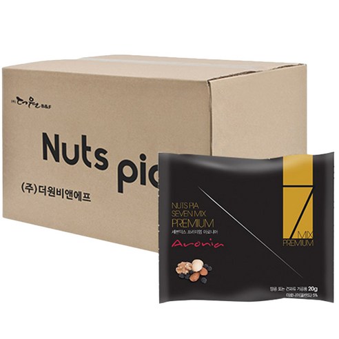 넛츠피아 세븐믹스 프리미엄 아로니아 혼합견과, 2kg, 1박스
