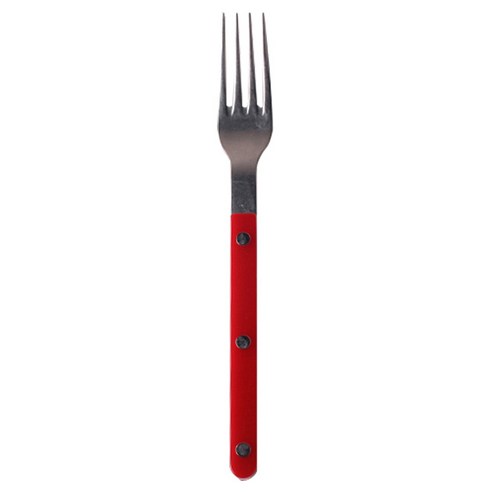 사브르 비스트로 빈티지 디너포크, 버건디, 1개