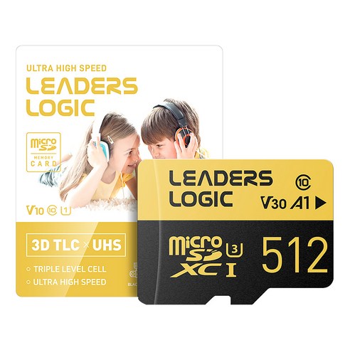 리더스로직 micro SDXC UHS-I U3 V30 A1 메모리카드 CLASS10, 512GB, 1개