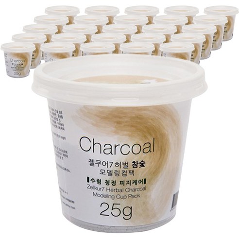 젤쿠어 모델링 마스크팩 참숯 차콜, 1개, 96개입