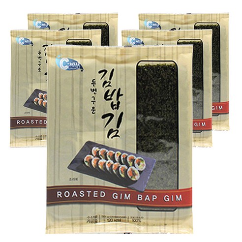 예맛 두번구운 김밥김, 33g, 5봉