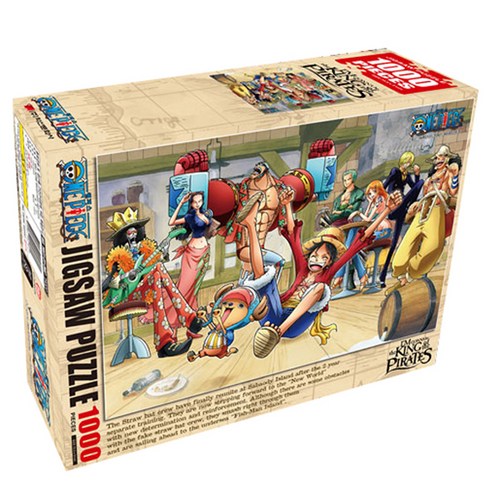 학산문화사 원피스 파티타임 직소퍼즐 1000pcs, 1000피스, 혼합색상, 1개