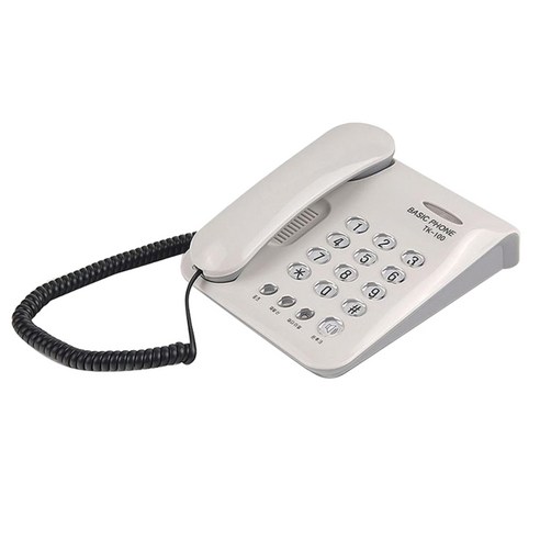 태경 베이직 유선전화기, TK-100(화이트)