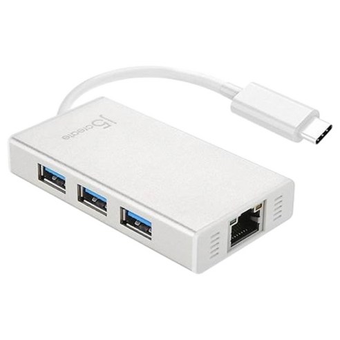 넥스트 USB 타입C 기가비트 인터넷 허브 멀티 어댑터 NEXT-JCH471, 혼합 색상