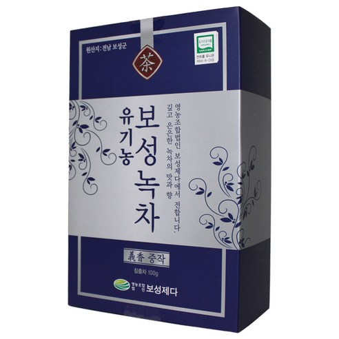 보성제다 유기농보성녹차 의향 중작, 100g, 1개 - 녹차 | 쿠팡