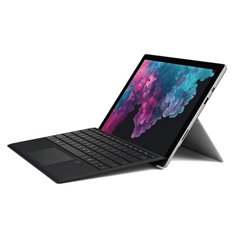 마이크로소프트 2019 Surface Pro 6 12.3 + 지문인식 타입커버 패키지, 플래티넘(지문인식 타입커버 패키지), 코어i7 8세대, 512GB, 16GB, WIN10 Home, KJV-00010