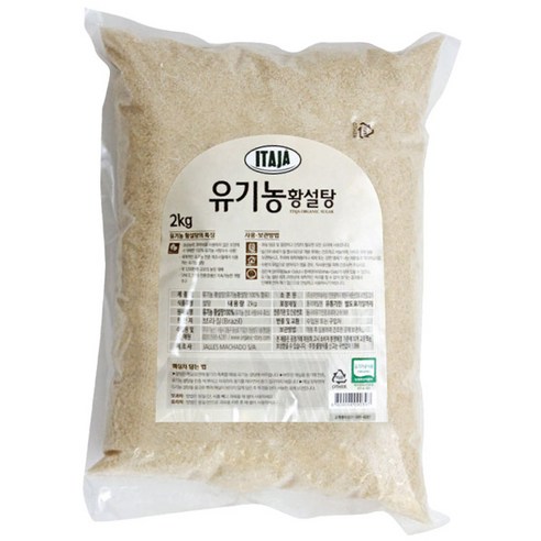 이타자 유기농 황설탕, 5kg, 1개
