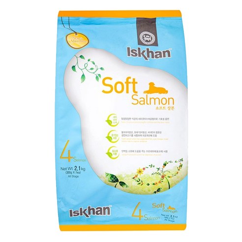 이즈칸 독 소프트살몬, 생선, 2.1kg, 1개