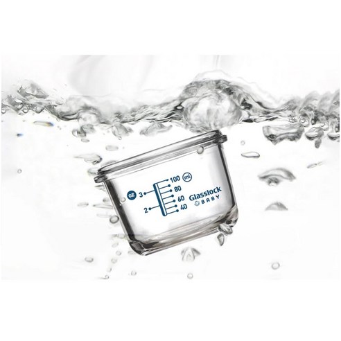 사랑하는 아기를 위한 안전하고 위생적인 이유식 선택, 글라스락 베이비 눈금 이유식 용기