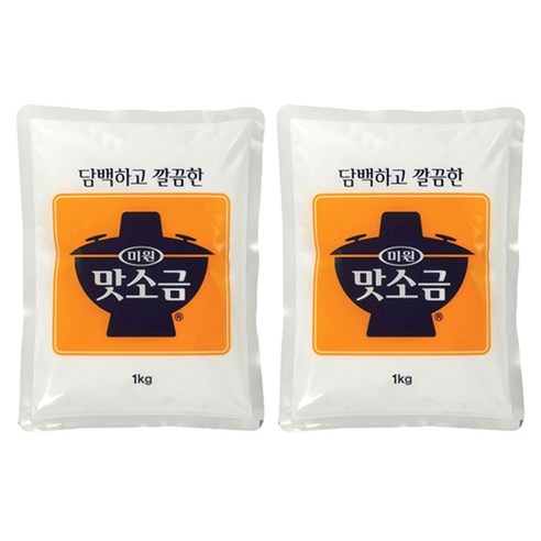 청정원 맛소금, 2개, 1kg